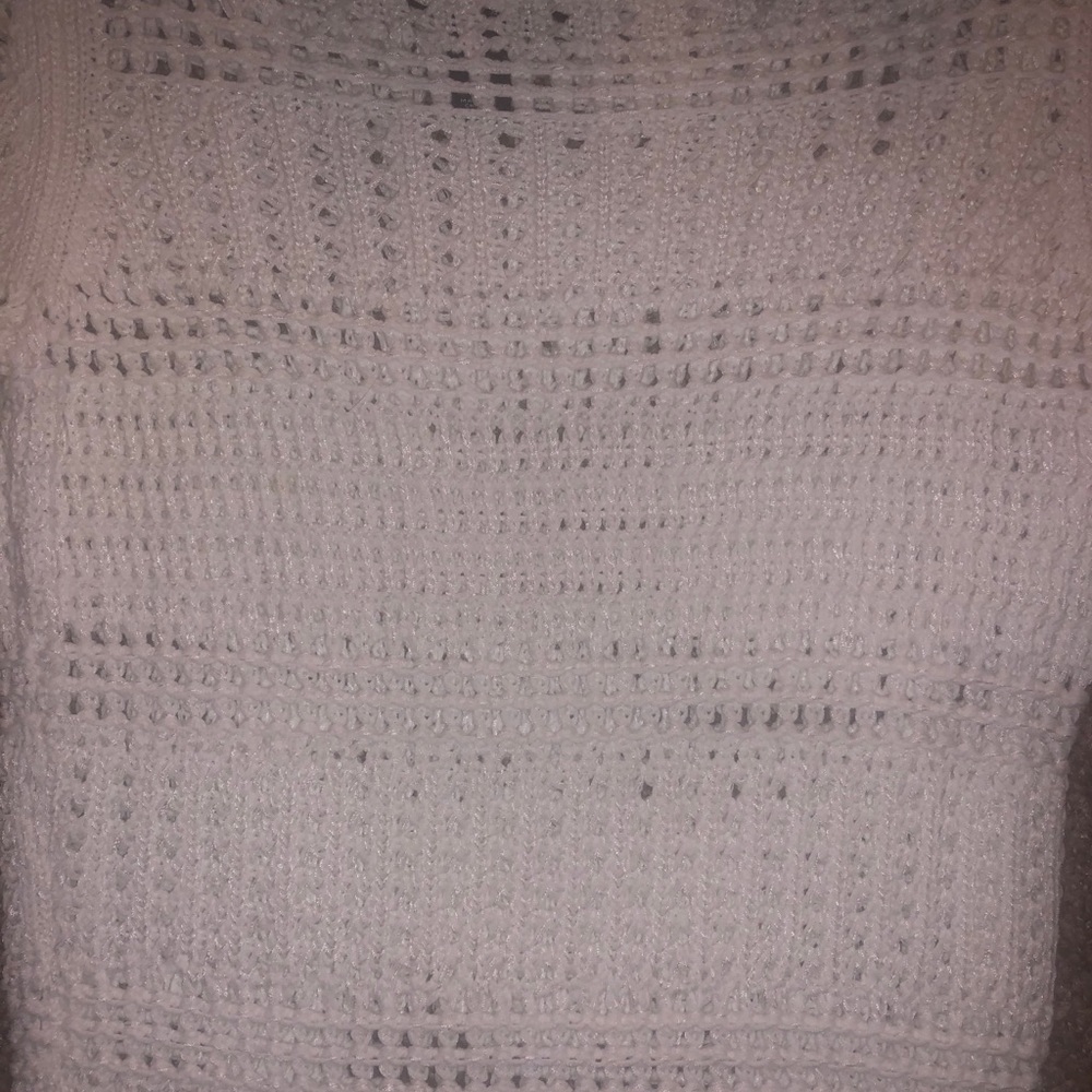 Knit white sweater from WHBM🖤🤍 - Picture 2 of 3